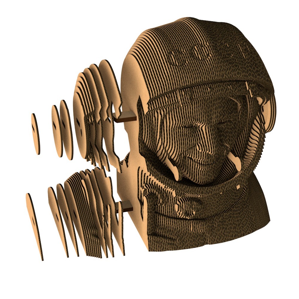 Пазл картонный 3D 