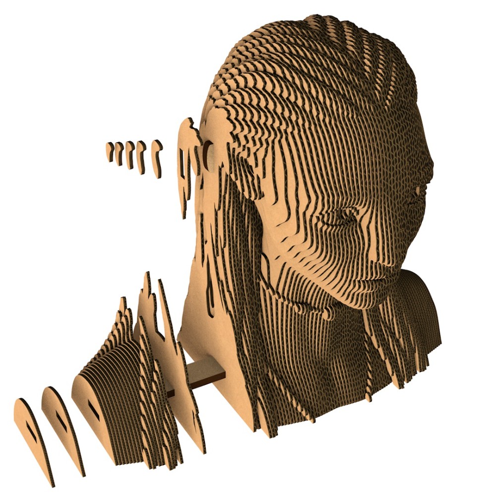 Пазл картонный 3D 