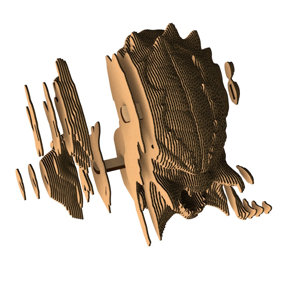 Пазл картонный 3D 