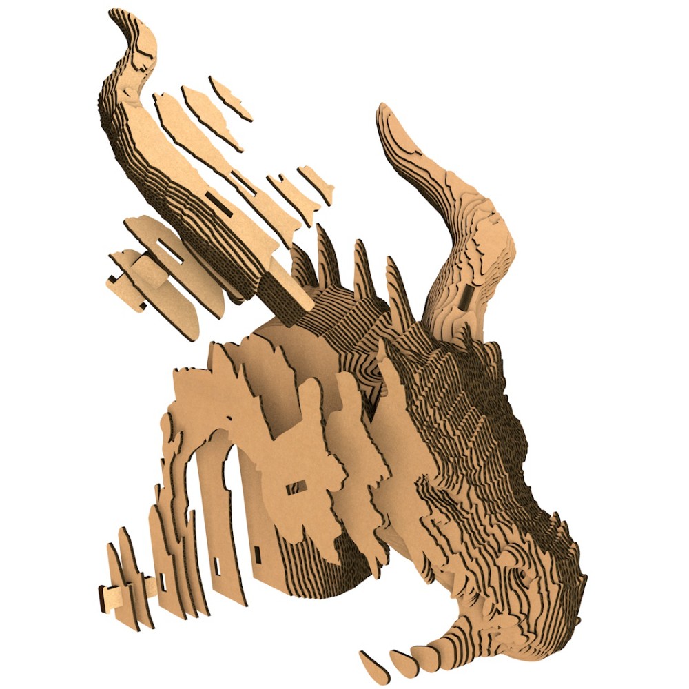 Пазл картонный 3D 