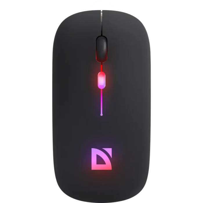 Мышь DEFENDER Touch MM-997, оптич., беспроводная, черный, 800-1600 dpi