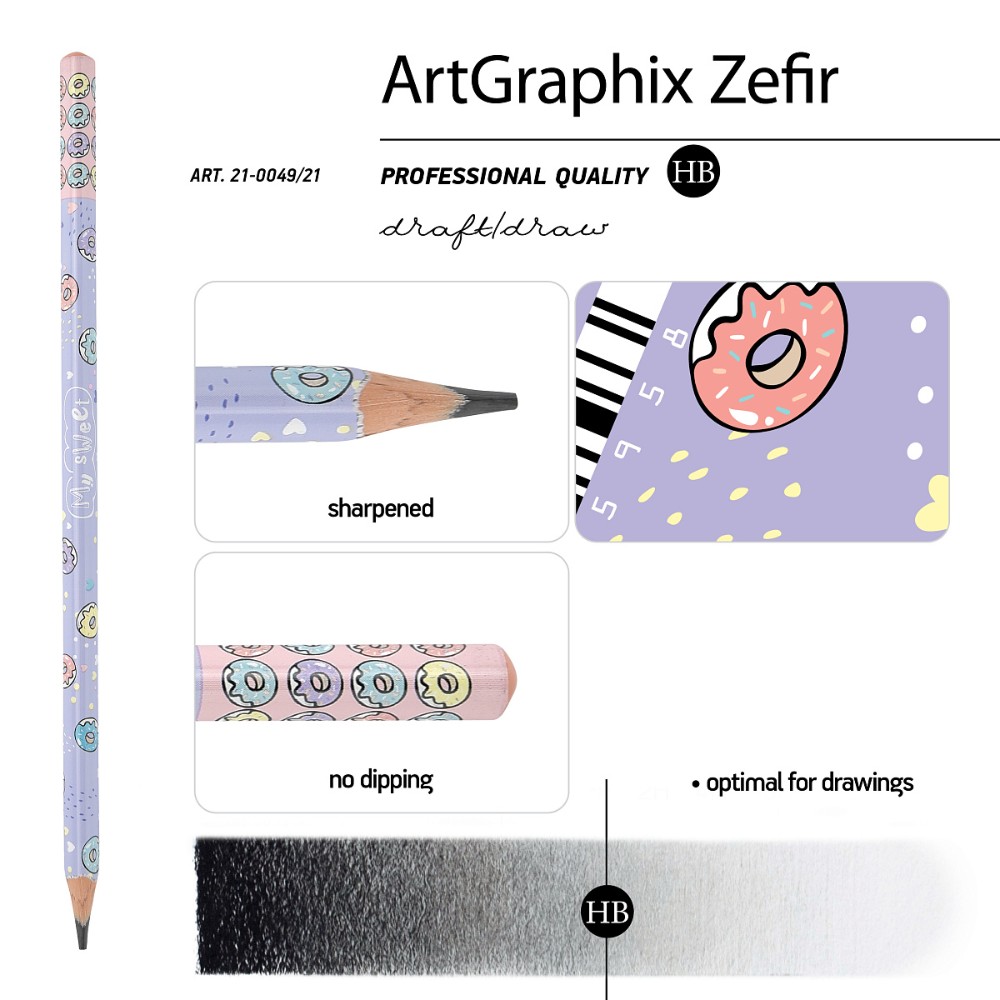 Карандаш чернографитный 