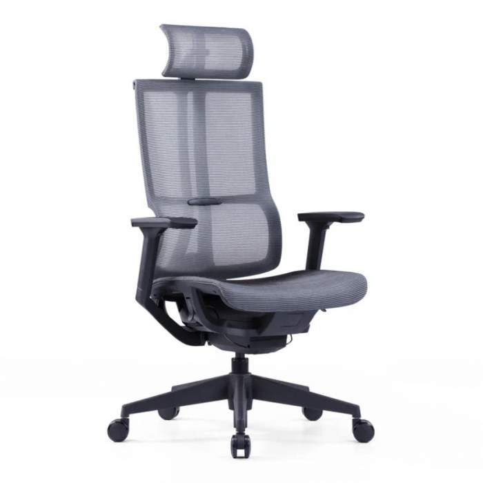 Кресло для руководителя SitZone E-303-001A-P1-BK сетка, черный
