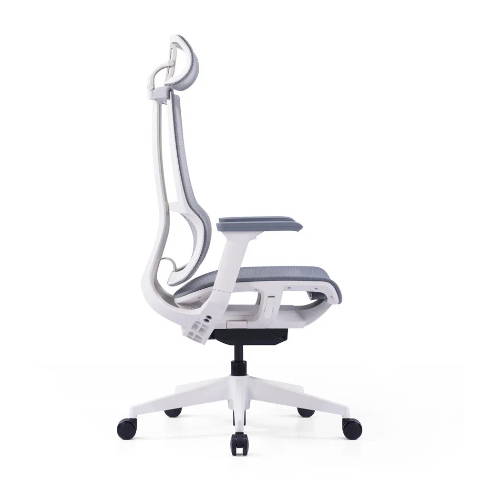 Кресло для руководителя SitZone E-303-001A-P1-WH сетка, серый
