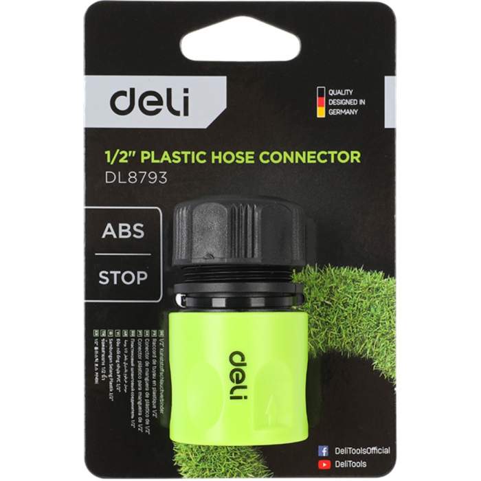 Соединитель-коннектор для шлангов Deli GS EDL8793, 1/2