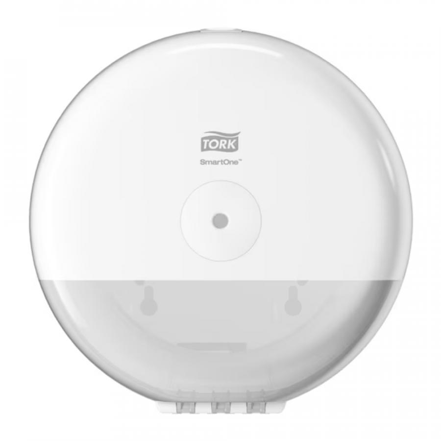 Диспенсер TORK SmartOne, для туалетной бумаги в мини рулонах, пластиковый, белый, T9
