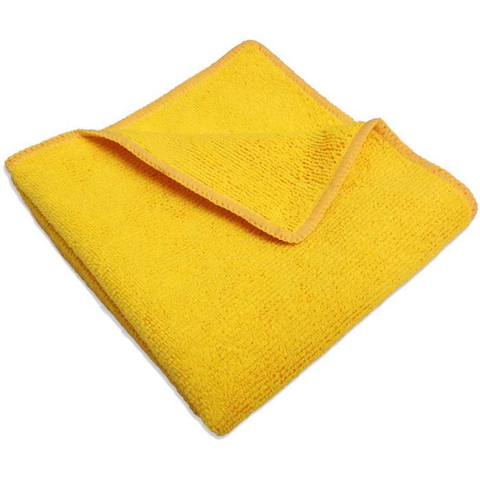 Салфетка из микроволокна, 320г/м2, 35х40см, 2шт/упак, желтый