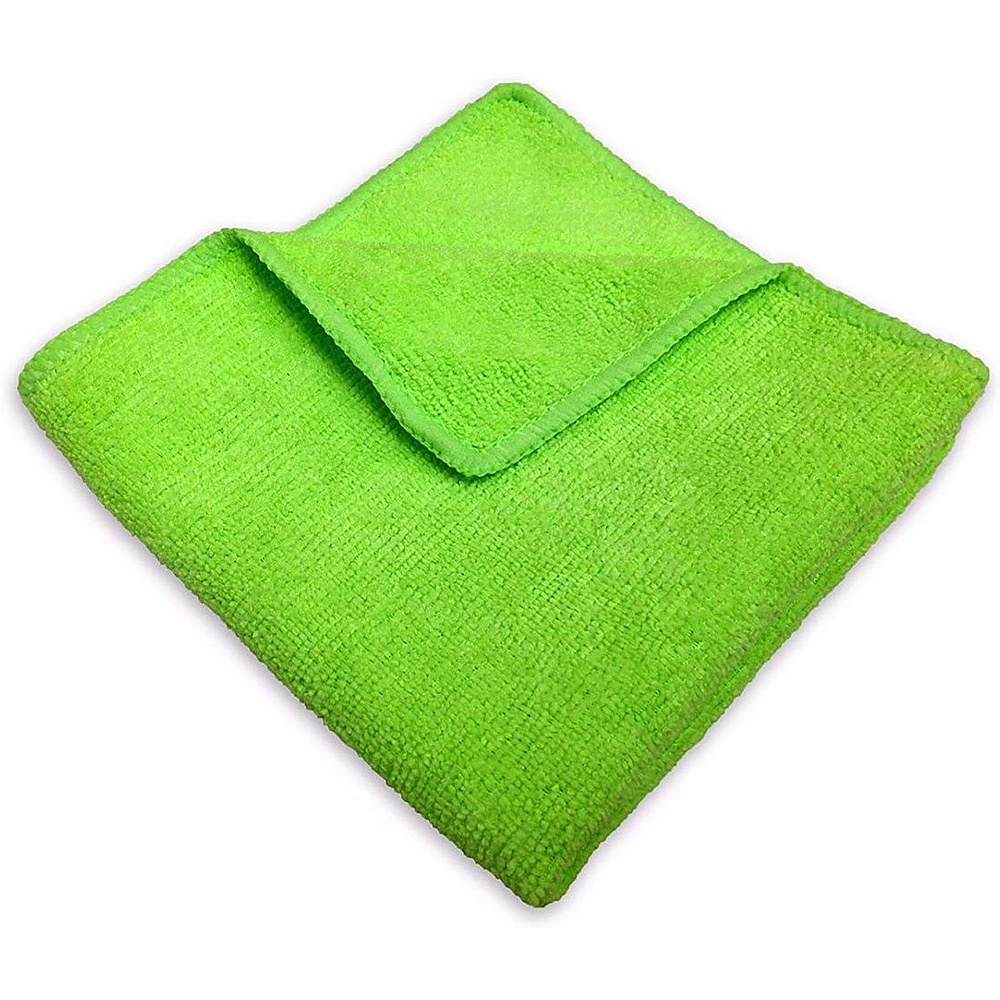 Салфетка из микроволокна, 250г/м2, 30х30см, 3шт/упак, зеленый