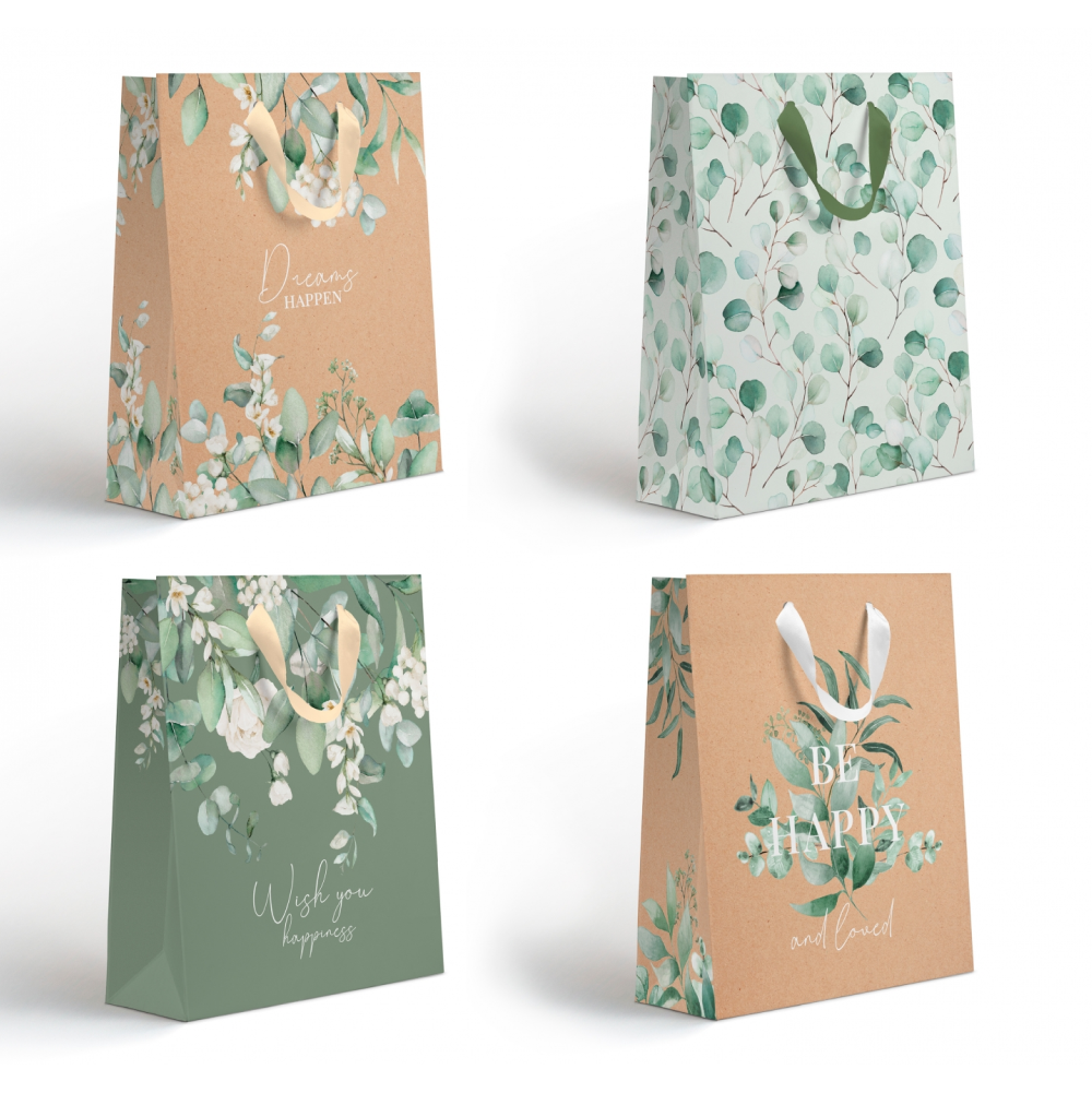 Пакет бумажный подарочный 