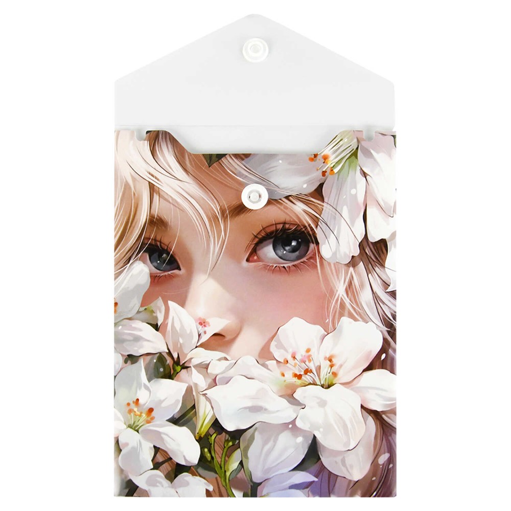 Папка-конверт на кнопке 