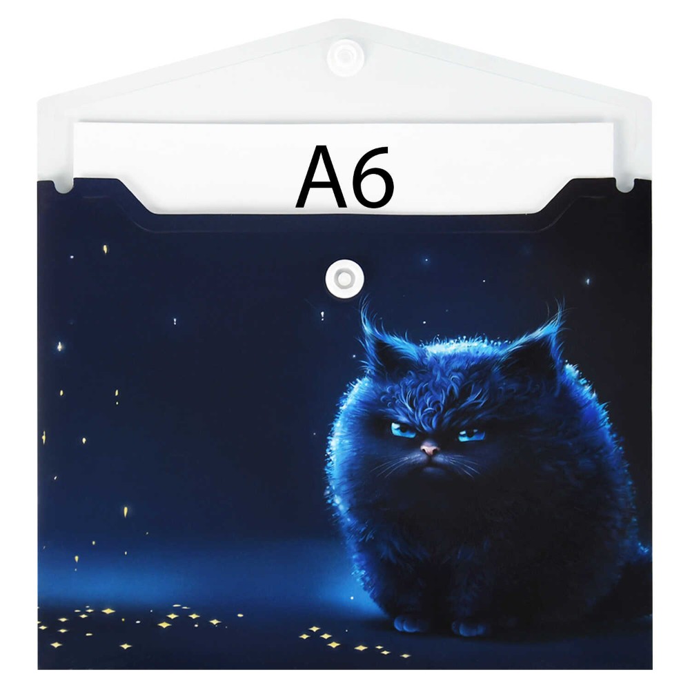 Папка-конверт на кнопке 