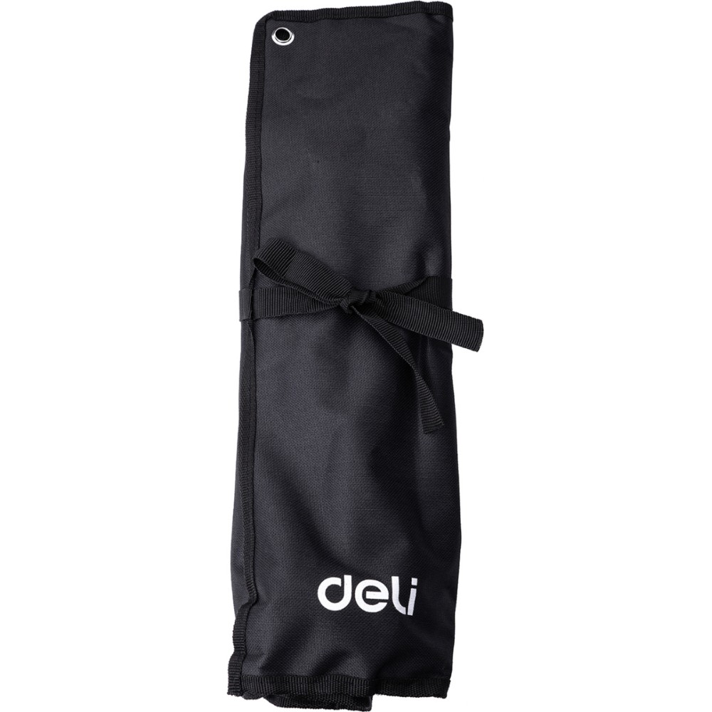Набор ключей накидных изогнутых Deli YS EDL150012A, 6-32 мм, 12 шт., чехол, черный
