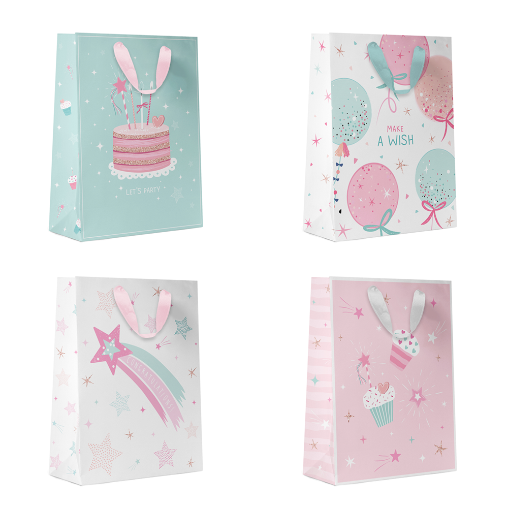 Пакет бумажный подарочный 