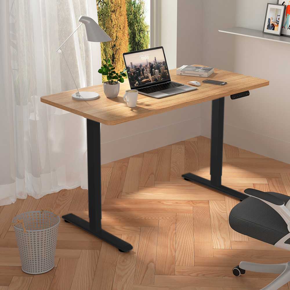 Каркас стола с электроприводом двухмоторный AOKE, Well Desk Prime, черный (AK2YJRT-TYDB2-M80-BK)