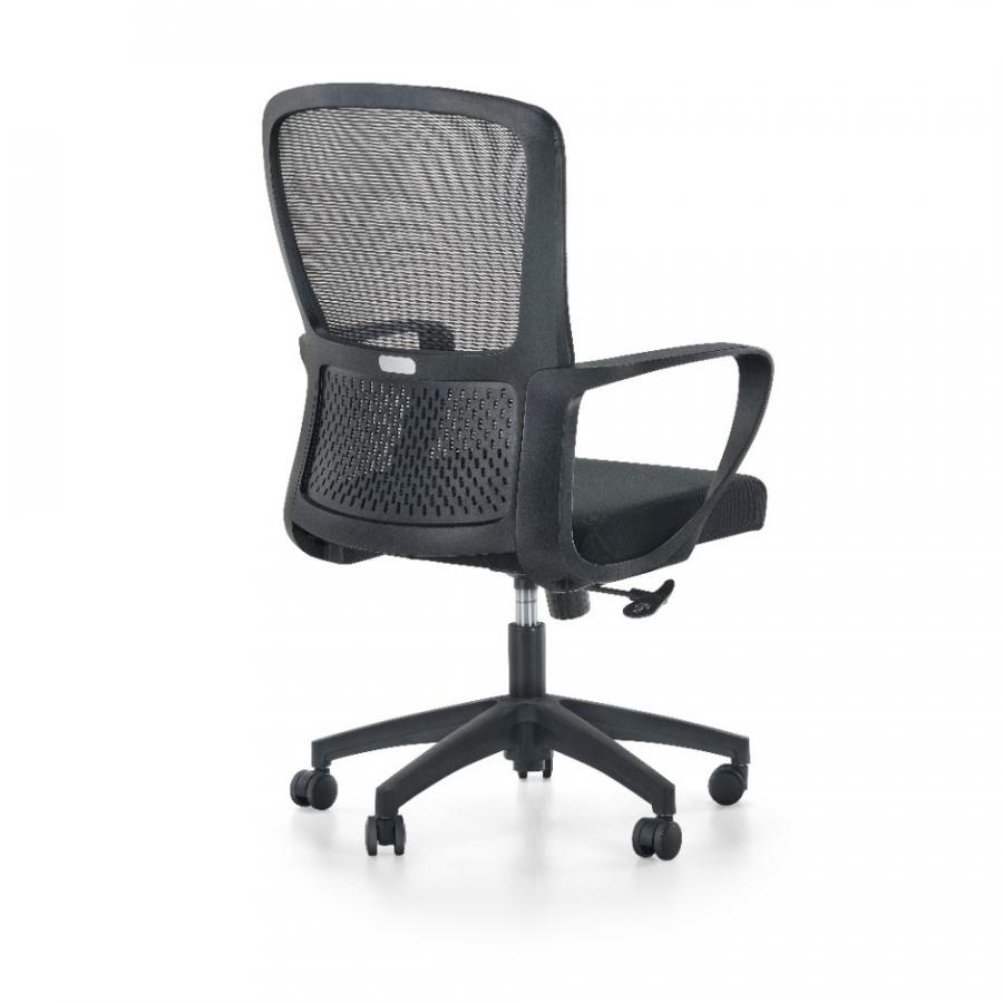Кресло компьютерное SitZone U-069B, сетка, ткань, пластик, черный