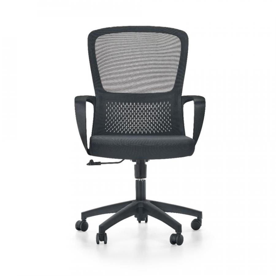 Кресло компьютерное SitZone U-069B, сетка, ткань, пластик, черный
