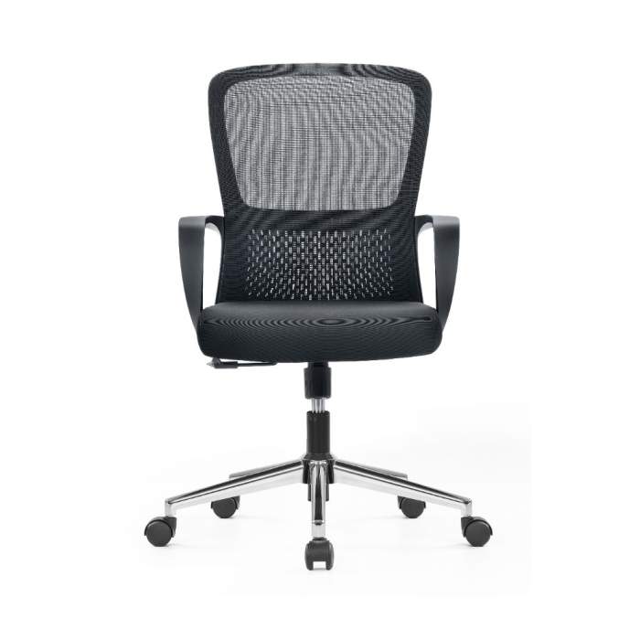 Кресло компьютерное SitZone U-069B, сетка, ткань, черный