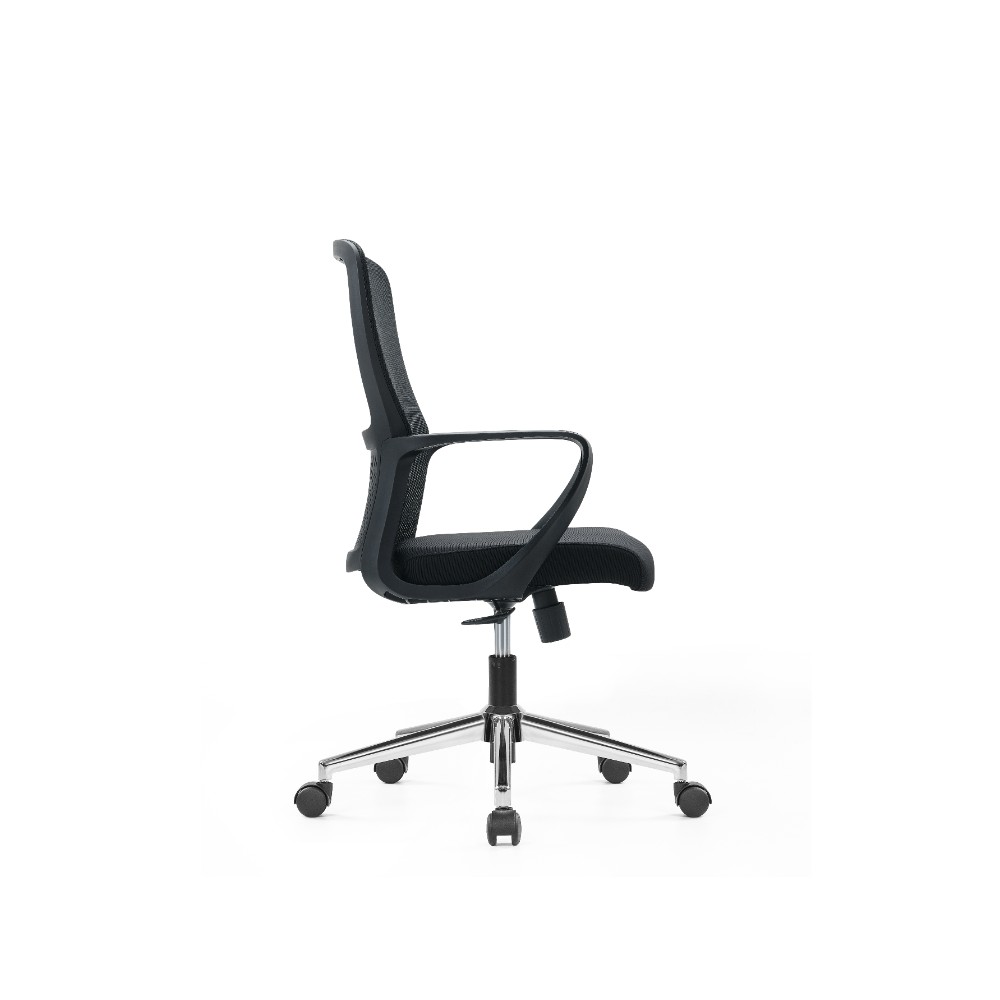 Кресло компьютерное SitZone U-069B, сетка, ткань, черный