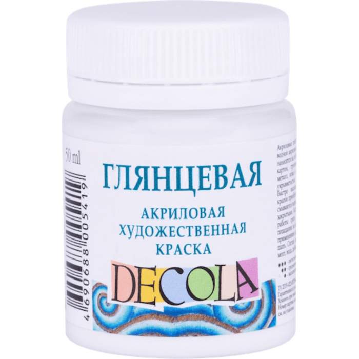 Краска акриловая глянцевая 