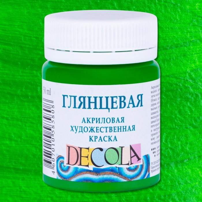 Краска акриловая глянцевая 