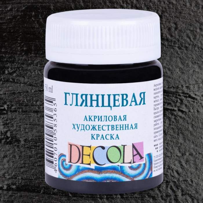Краска акриловая глянцевая 