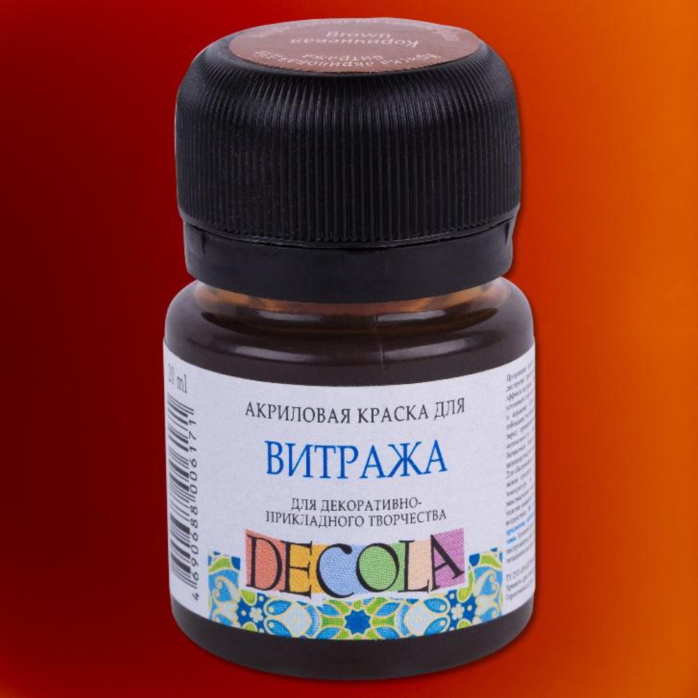 Краска акриловая для витража 