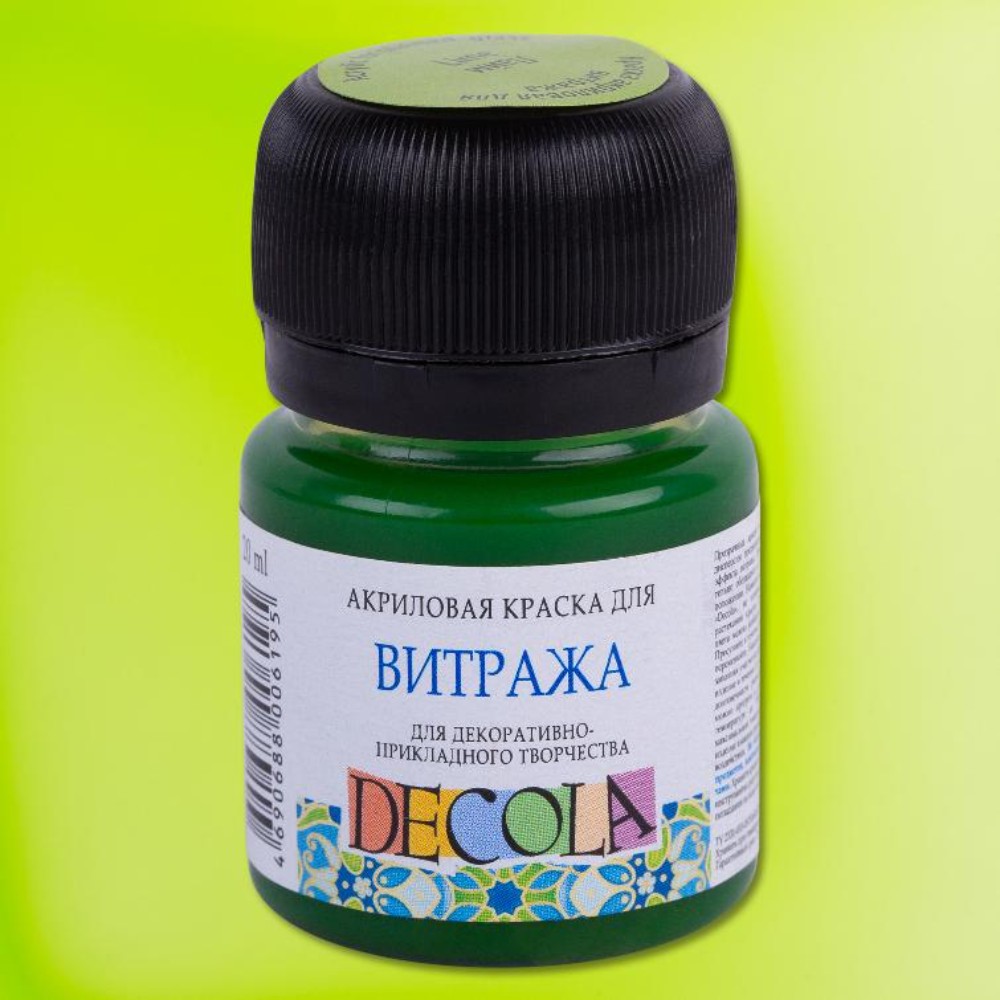 Краска акриловая для витража 