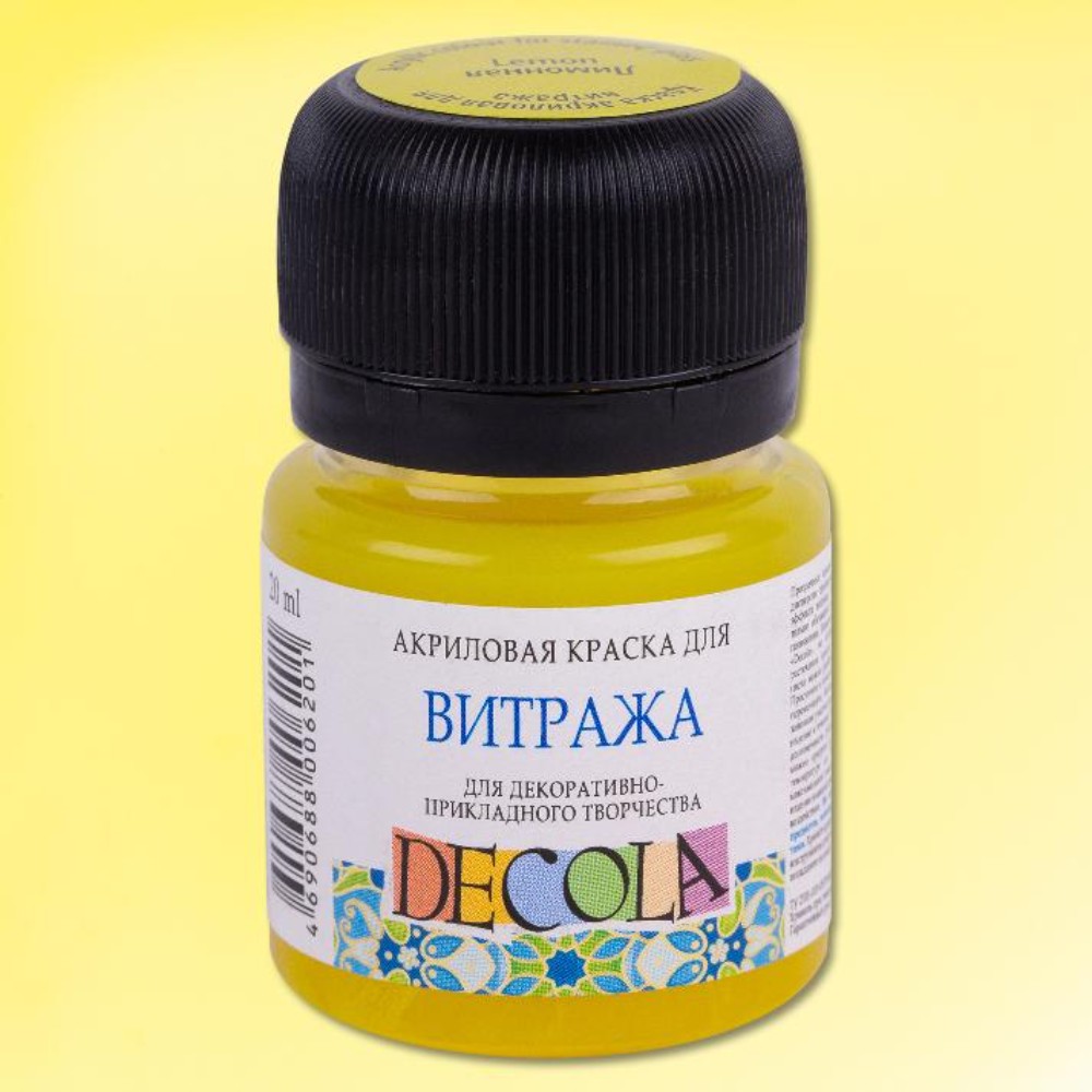 Краска акриловая для витража 