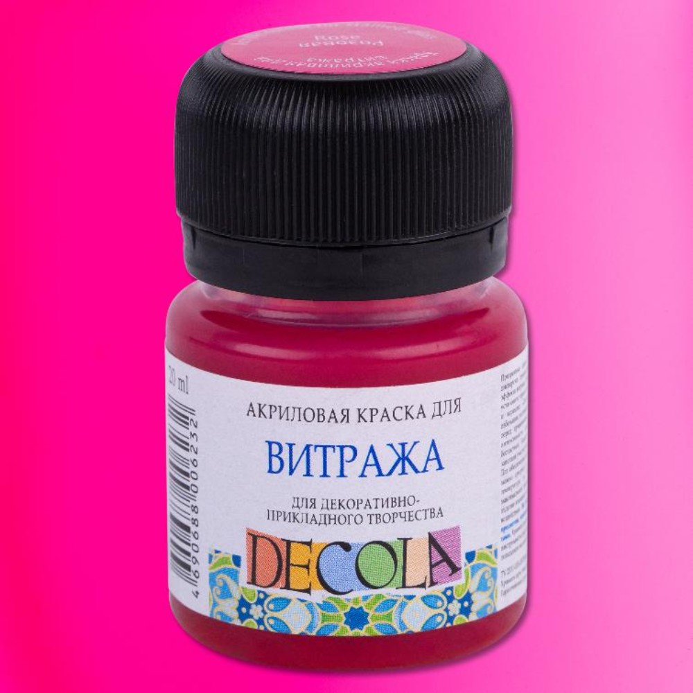Краска акриловая для витража 