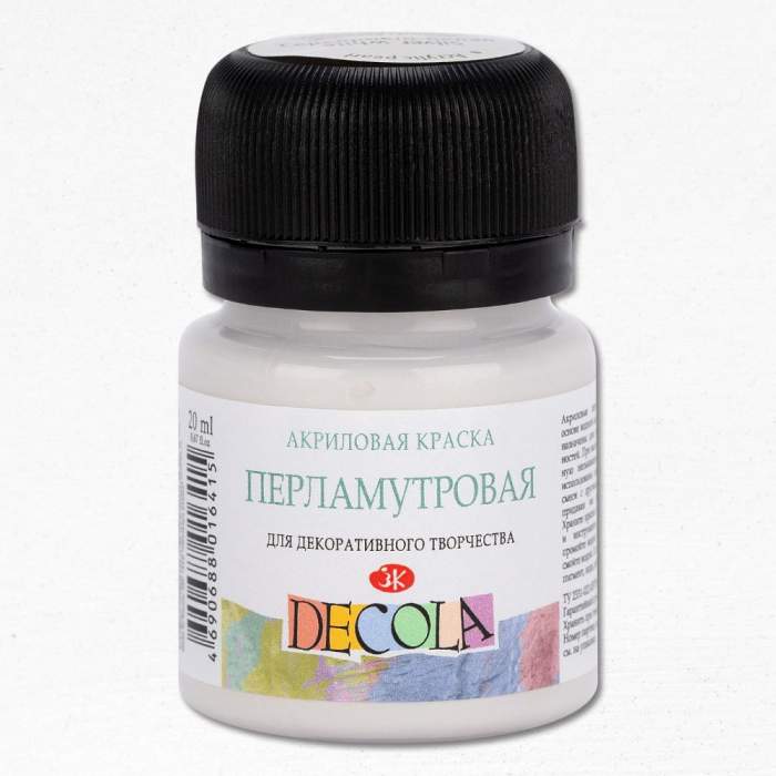 Краска акриловая перламутровая 