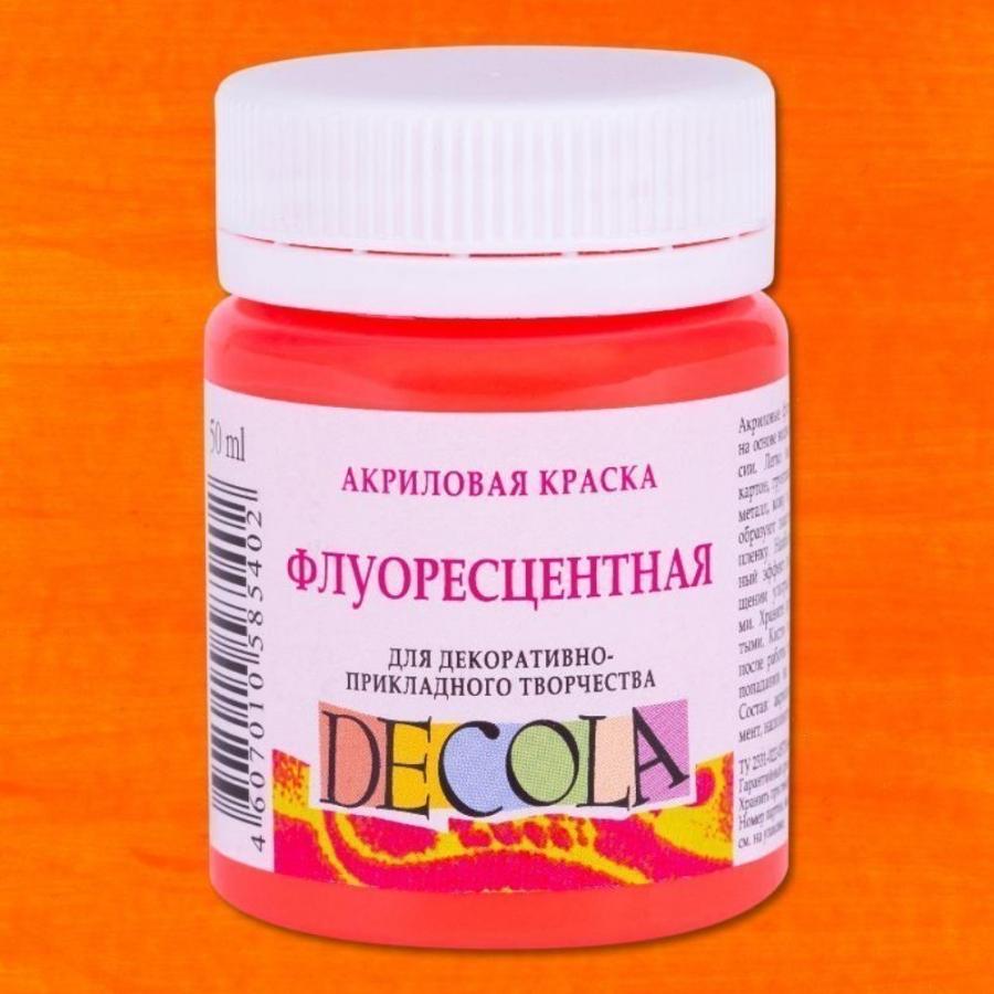 Краска акриловая неон 