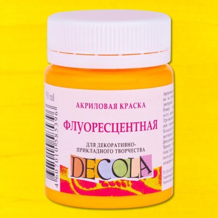Краска акриловая неон 