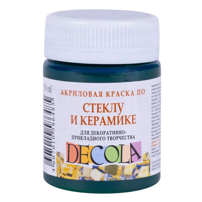 Краска акриловая по стеклу и керамике 