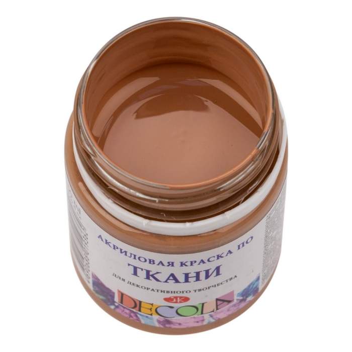 Краска акриловая по ткани 
