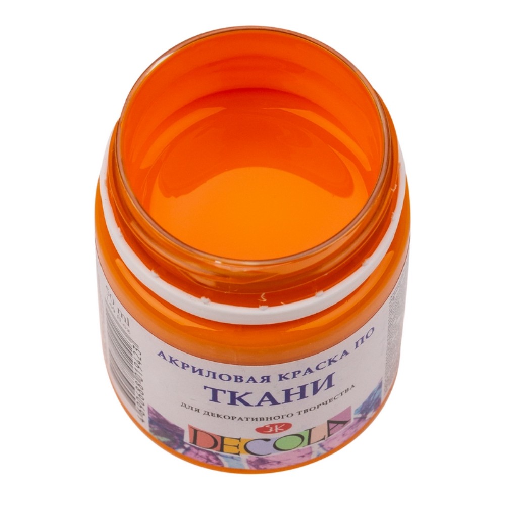 Краска акриловая по ткани 