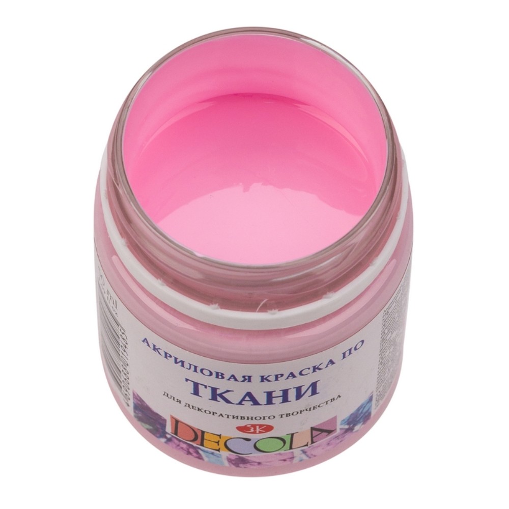 Краска акриловая по ткани 