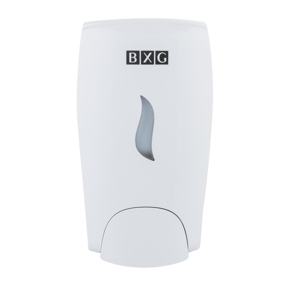 Диспенсер BXG SD-1198, для мыла жидкого 1 л, пластик, белый