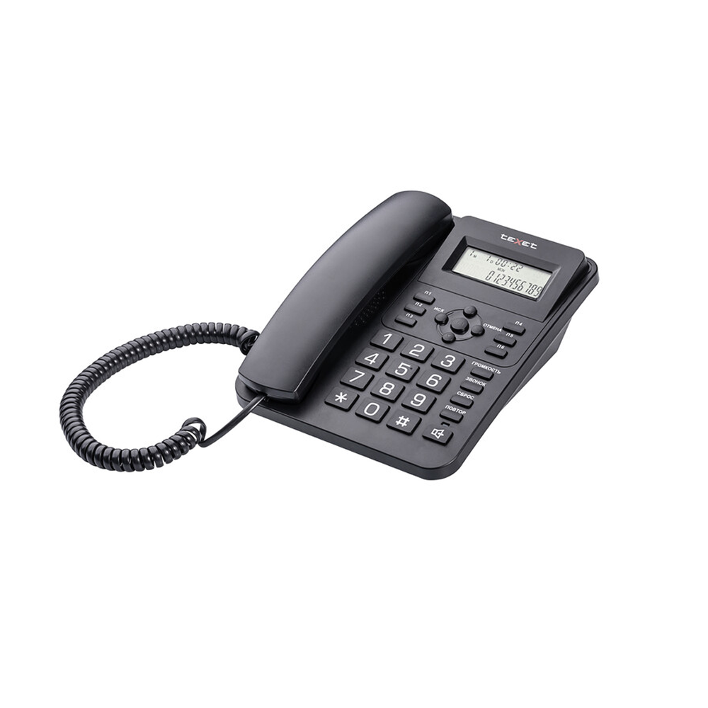 Телефонный аппарат Texet TX-264, черный
