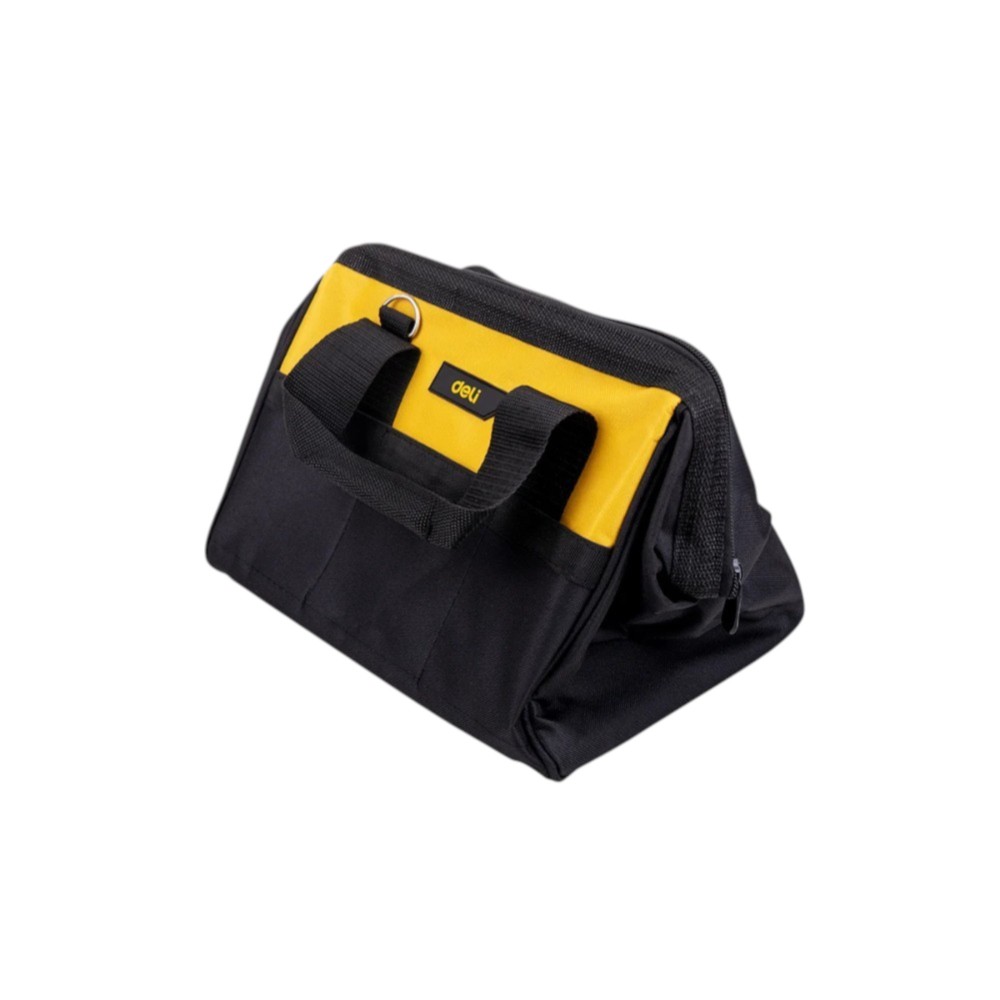 Сумка для инструментов Deli YS EDL-P1, 300х230х250 мм, ткань Oxford, черный, желтый