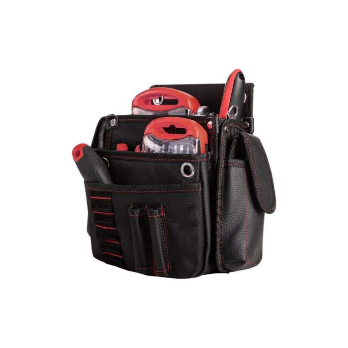 Сумка для инструментов поясная Deli RS EDL5865, черный