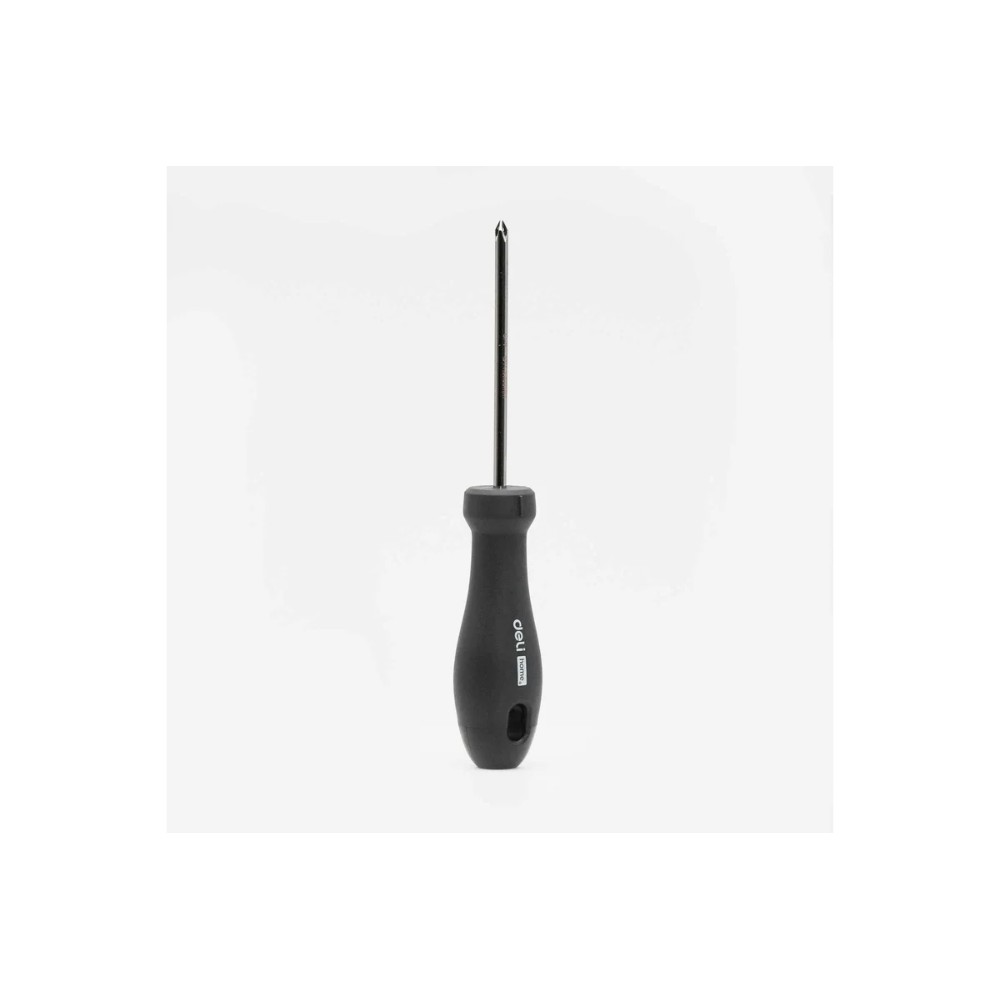 Отвертка Deli HS EHT1205, PH1х100 мм, Soft Touch, черный