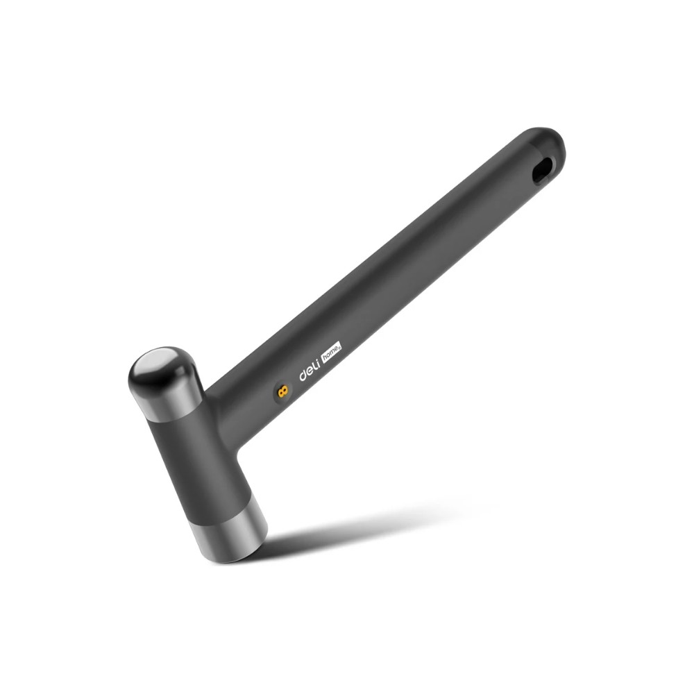 Молоток Deli HS EHT7008, 0,25 кг, Soft Touch, черный