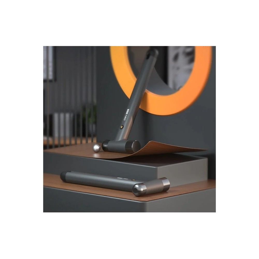 Молоток Deli HS EHT7008, 0,25 кг, Soft Touch, черный