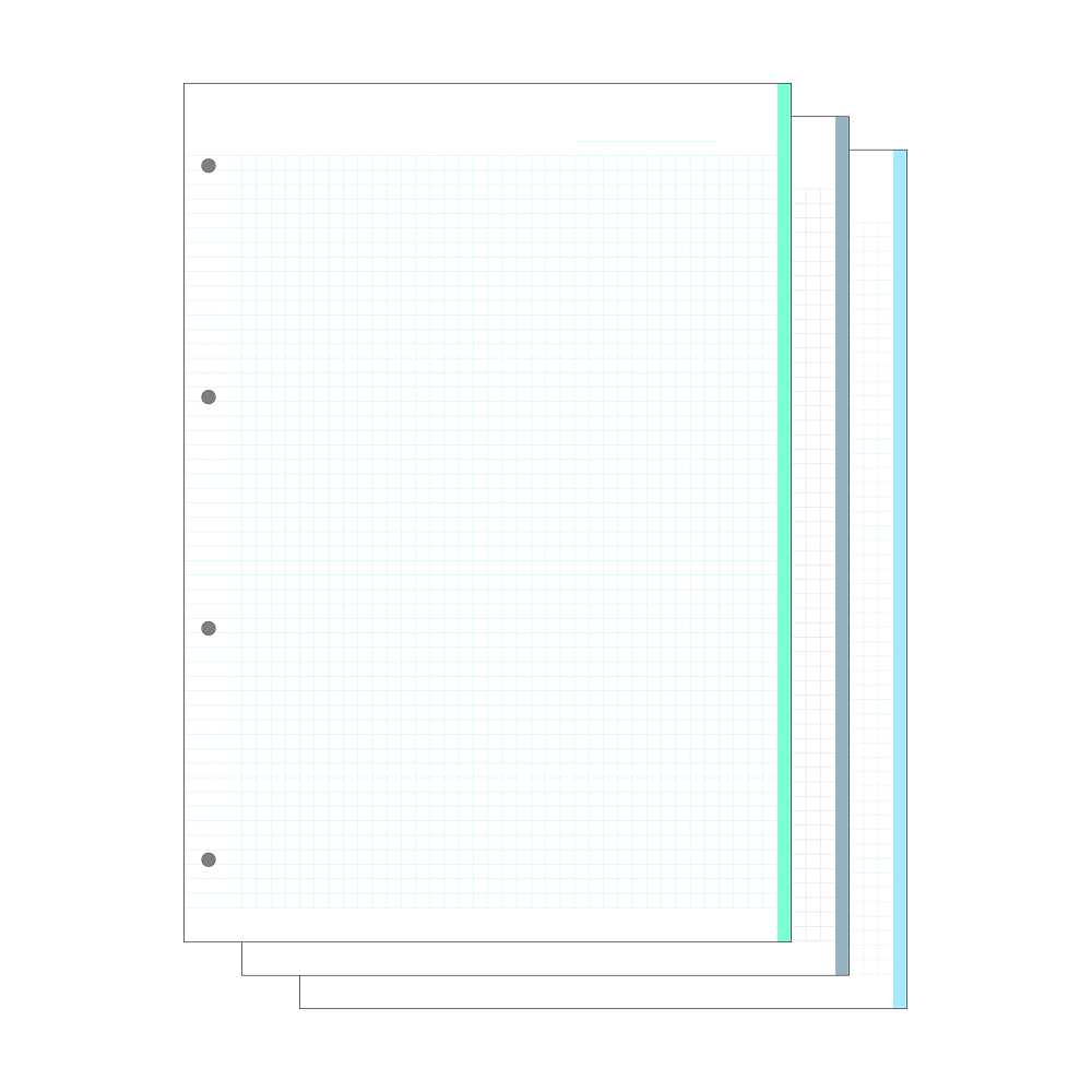 Сменный блок для тетради на кольцах 