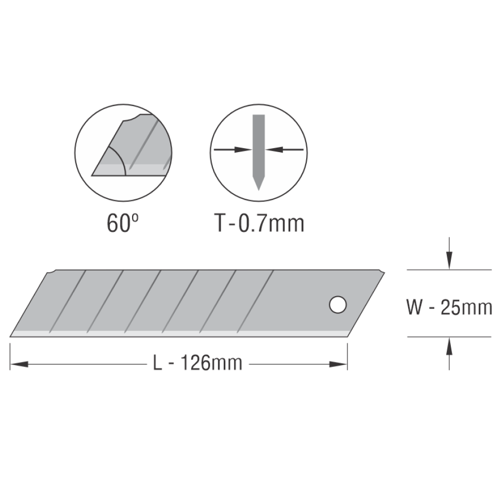 Лезвие для большого ножа Miles 