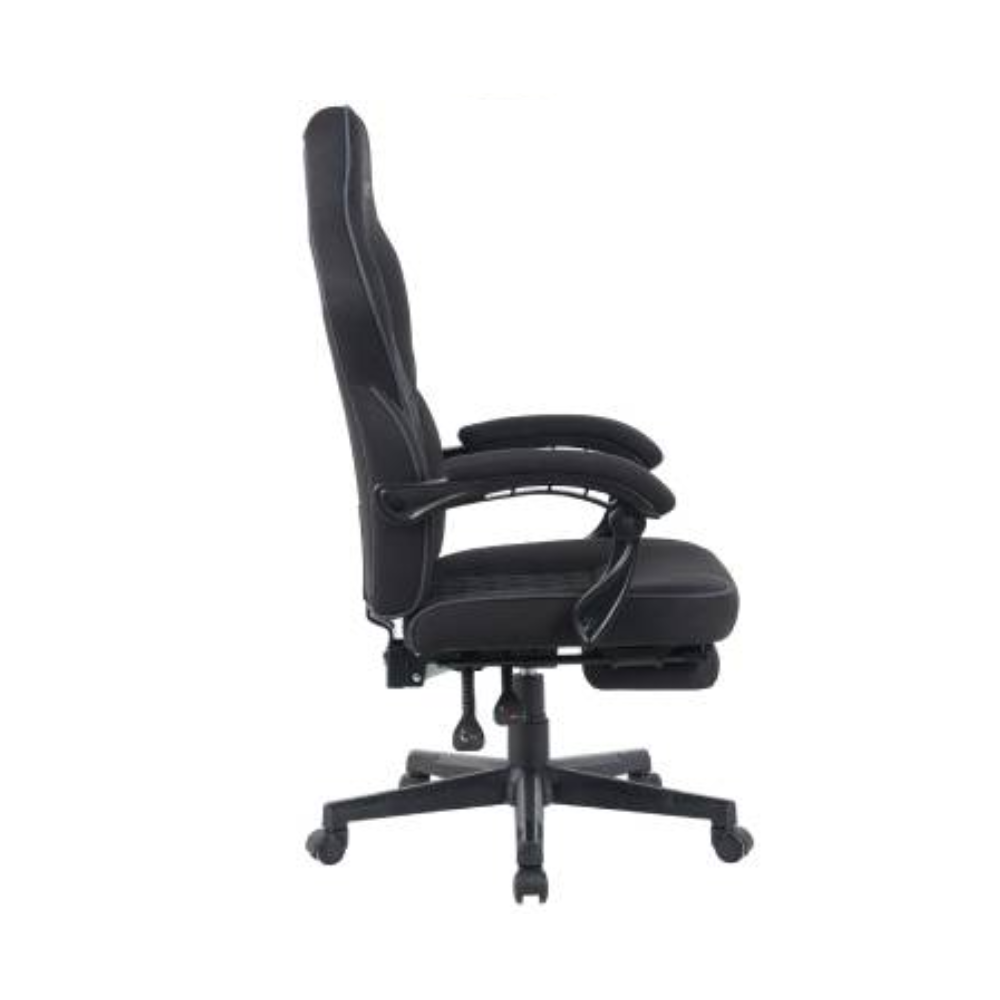 Кресло игровое BRAVE WS-5-1 Wong Black, ткань, черный