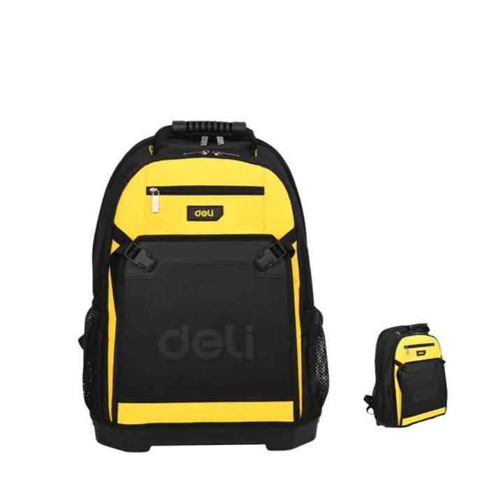 Рюкзак Deli YS DL586122, 350x200x470 мм, 12 карманов, ткань Oxford