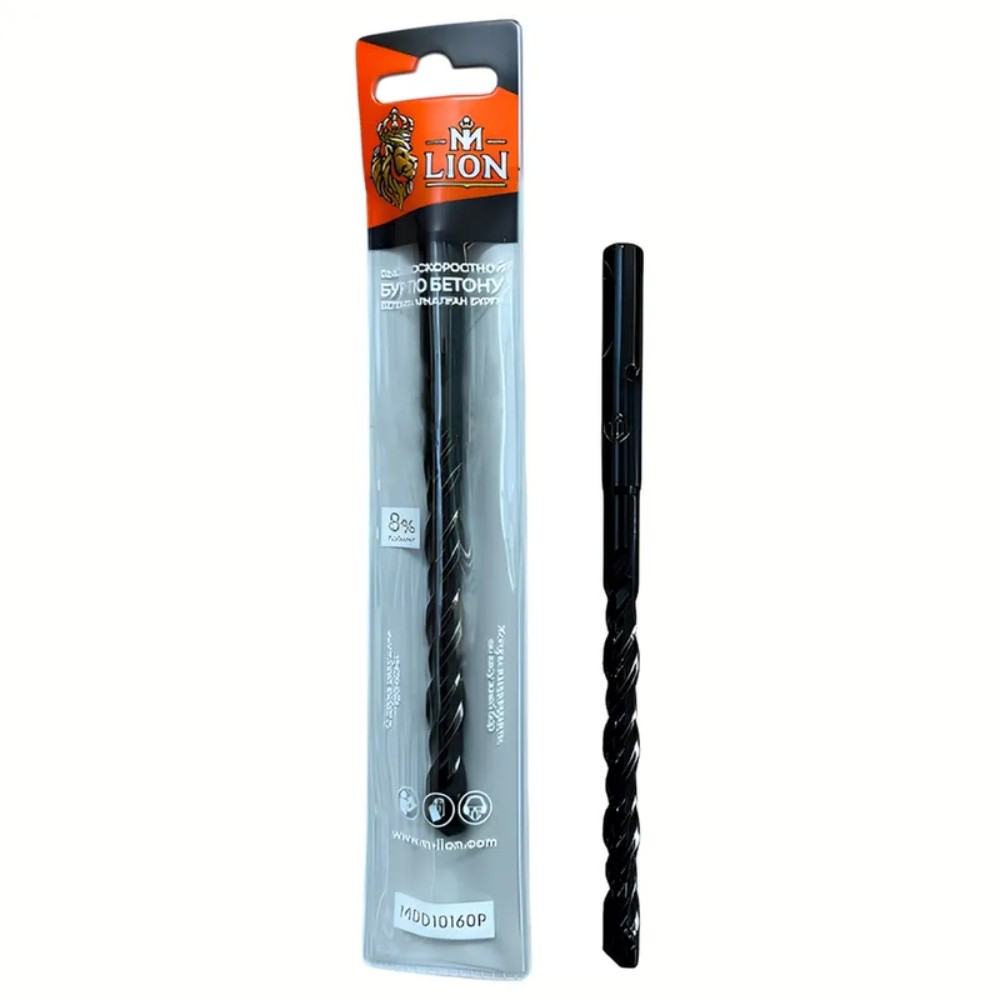 Бур по бетону M-Lion, MDD6110P, 6х110 мм, SDS+, двойная резьба