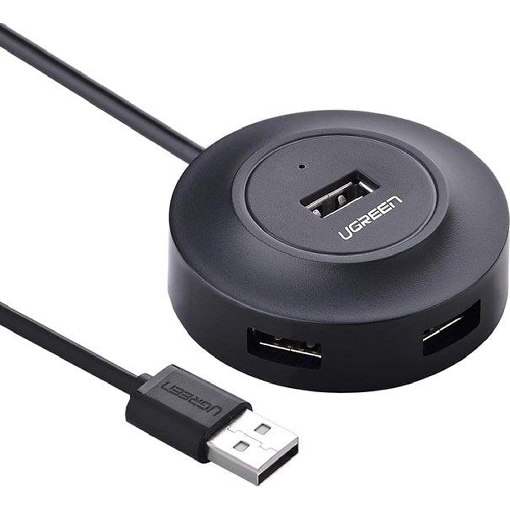 USB-хаб UGREEN CR106-20277 USB 2.0 to 4 USB 2.0