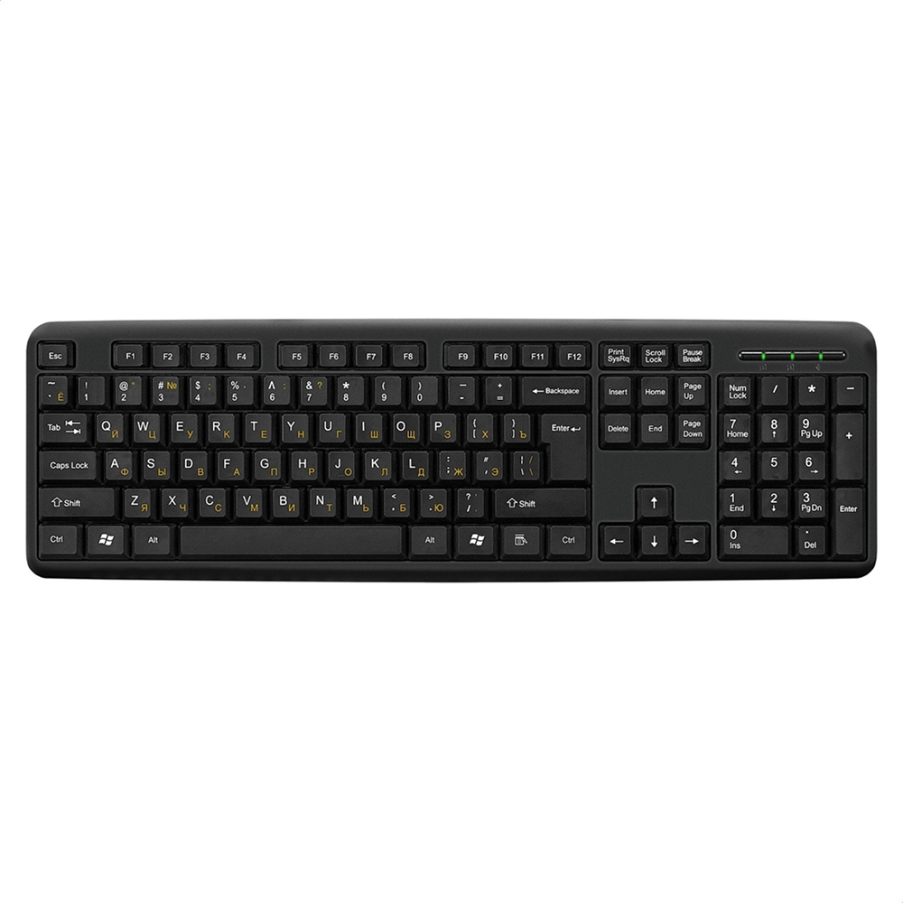 Клавиатура + мышь ExeGate Professional Standard Combo MK120-OEM, проводные, черный